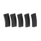 Specna Arms M4/M16 Midcap (120 BB's) (Set of 5), Box of 5 magazines from Specna Arms